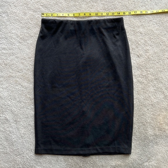 Philosophy Dark Gray Stretch Pencil Skirt - Picture 9 of 12